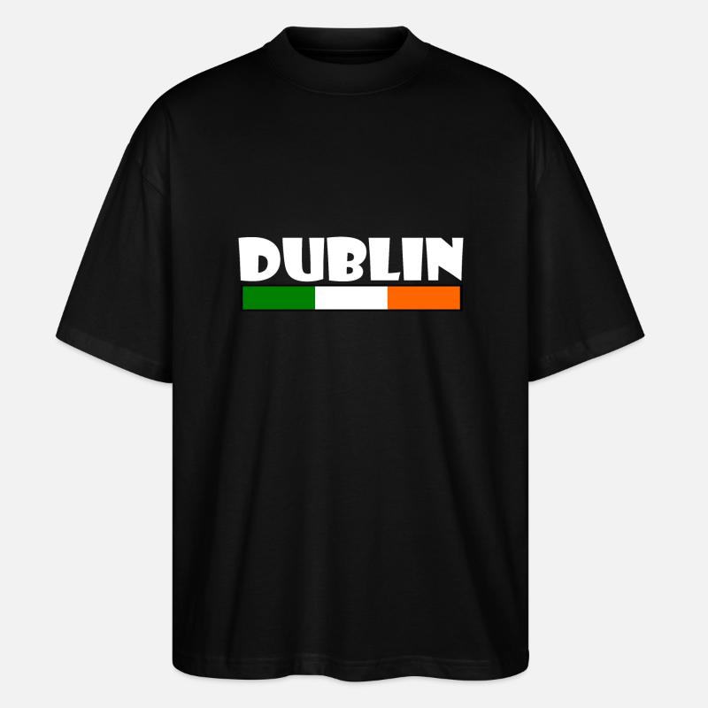 Dublin - T-shirt bio Blaster 2.0 coupe oversize Stanley/Stella Unisexe - noir