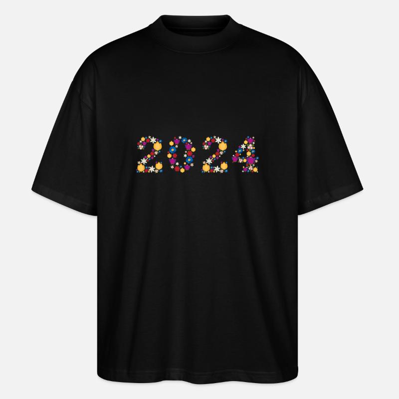 Flowers 2024 - Stanley/Stella Oversized Unisex Bio T-Shirt Blaster 2.0 - Schwarz