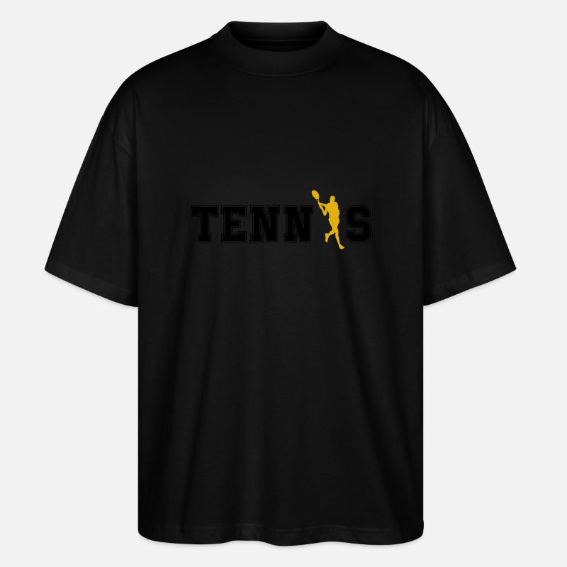 tennis - T-shirt bio Blaster 2.0 coupe oversize Stanley/Stella Unisexe - noir