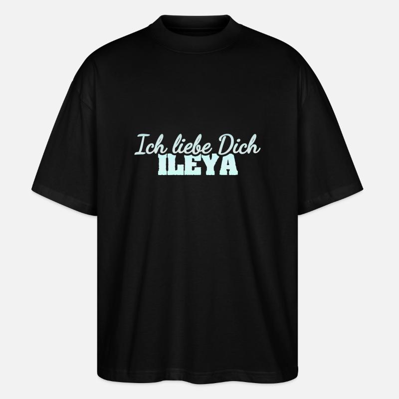 Ileya - Stanley/Stella Oversized Unisex Bio T-Shirt Blaster 2.0 - Schwarz