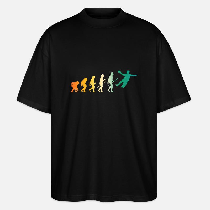 Handballer Evolution Handball - Stanley/Stella Oversized Unisex Bio T-Shirt Blaster 2.0 - Schwarz
