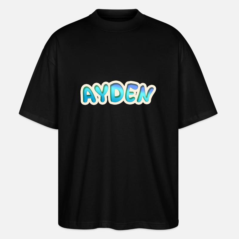 Cadeau pour Ayden - T-shirt bio Blaster 2.0 coupe oversize Stanley/Stella Unisexe - noir