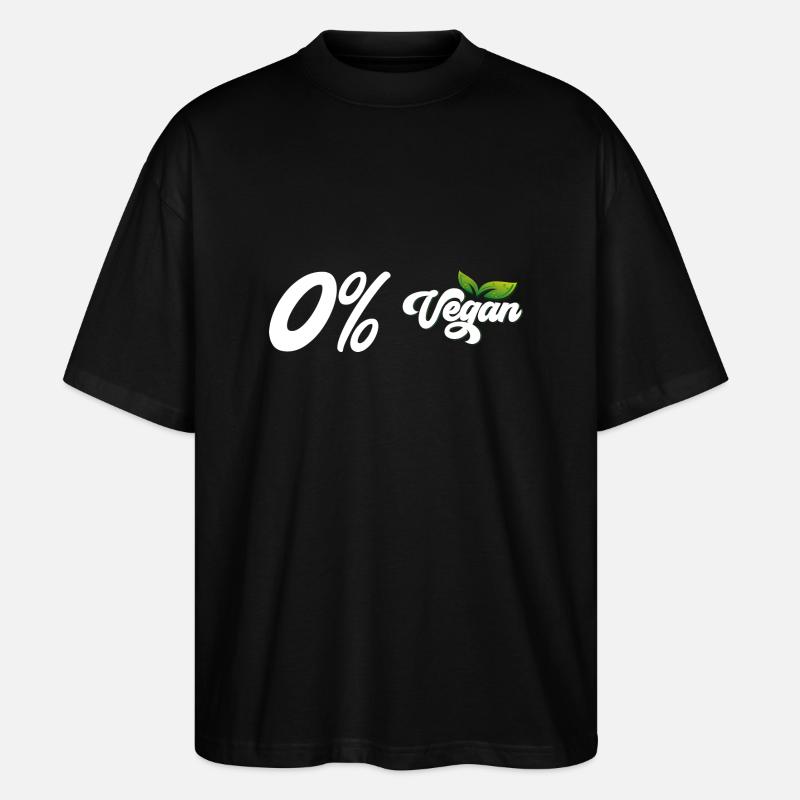 0% Vegan - Stanley/Stella Oversized Unisex Bio T-Shirt Blaster 2.0 - Schwarz