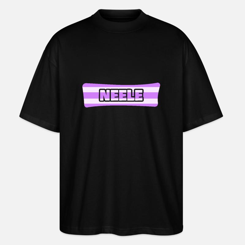 Neele - T-shirt bio Blaster 2.0 coupe oversize Stanley/Stella Unisexe - noir
