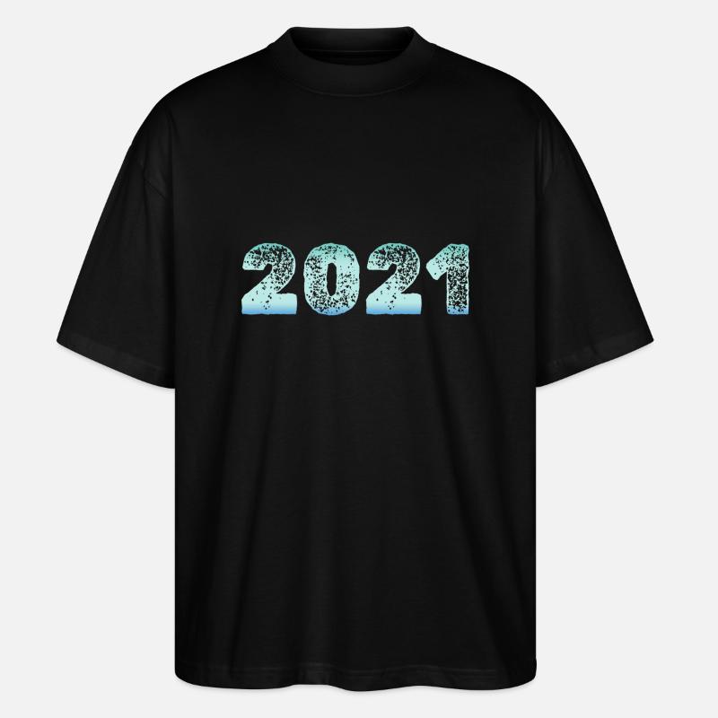 2021 - Stanley/Stella Oversized Unisex Bio T-Shirt Blaster 2.0 - Schwarz