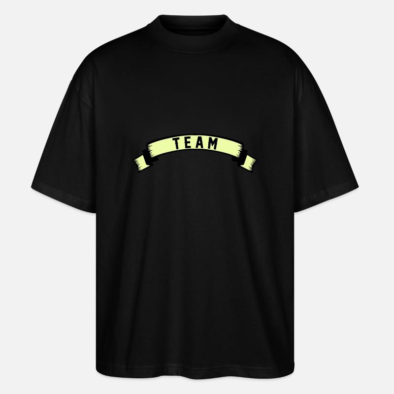 team - Stanley/Stella Oversized Unisex Bio T-Shirt Blaster 2.0 - Schwarz