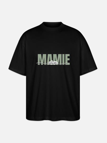 Granny Darling - Grandma Gift - Stanley/Stella Oversized Unisex Organic T-shirt Blaster 2.0 - black