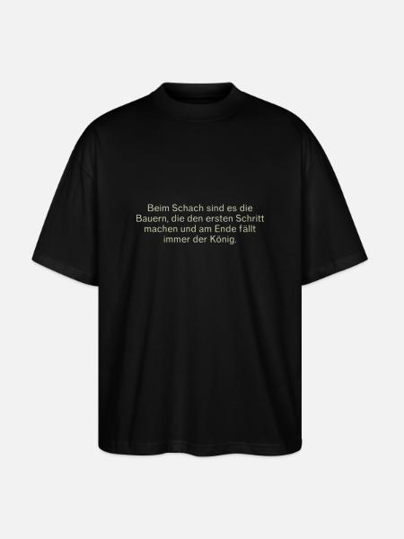 funny sayings farmer farmer - Stanley/Stella Oversized Unisex Organic T-shirt Blaster 2.0 - black