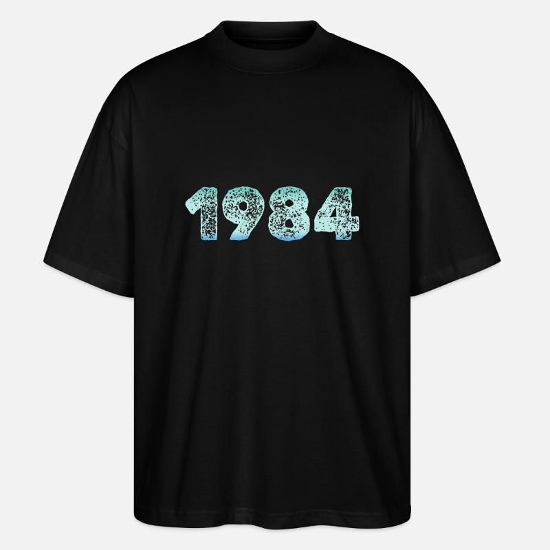 Eiskalt 1984 - Stanley/Stella Oversized Unisex Bio T-Shirt Blaster 2.0 - Schwarz