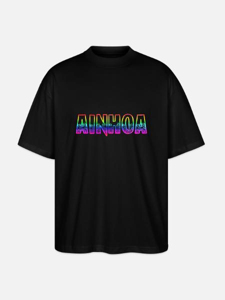 ainhoa rs regenbogen - Stanley/Stella Oversized Unisex Bio T-Shirt Blaster 2.0 - Schwarz