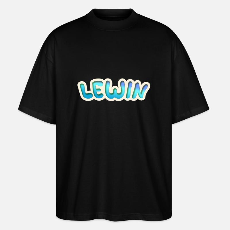 Lewin als Job - Stanley/Stella Oversized Unisex Bio T-Shirt Blaster 2.0 - Schwarz