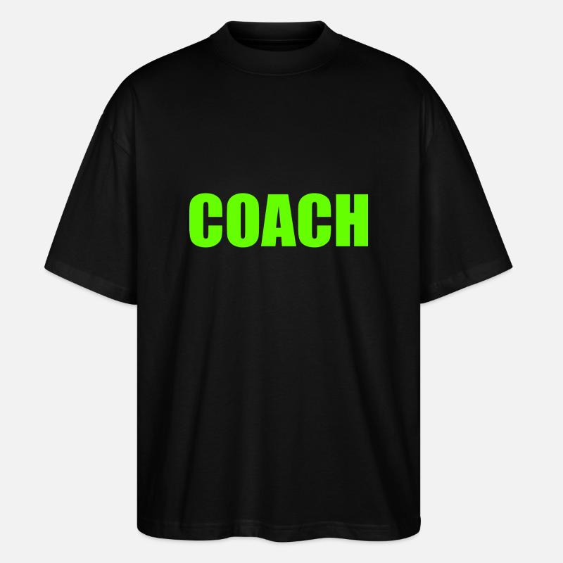 Coach - Stanley/Stella Oversized Unisex Bio T-Shirt Blaster 2.0 - Schwarz