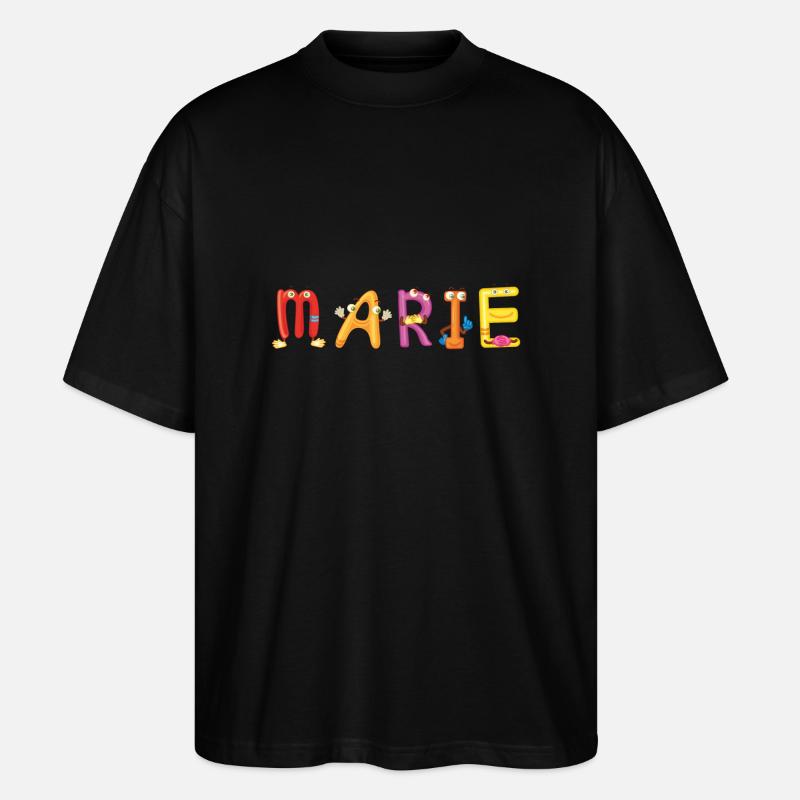 Marie - Stanley/Stella Oversized Unisex Bio T-Shirt Blaster 2.0 - Schwarz