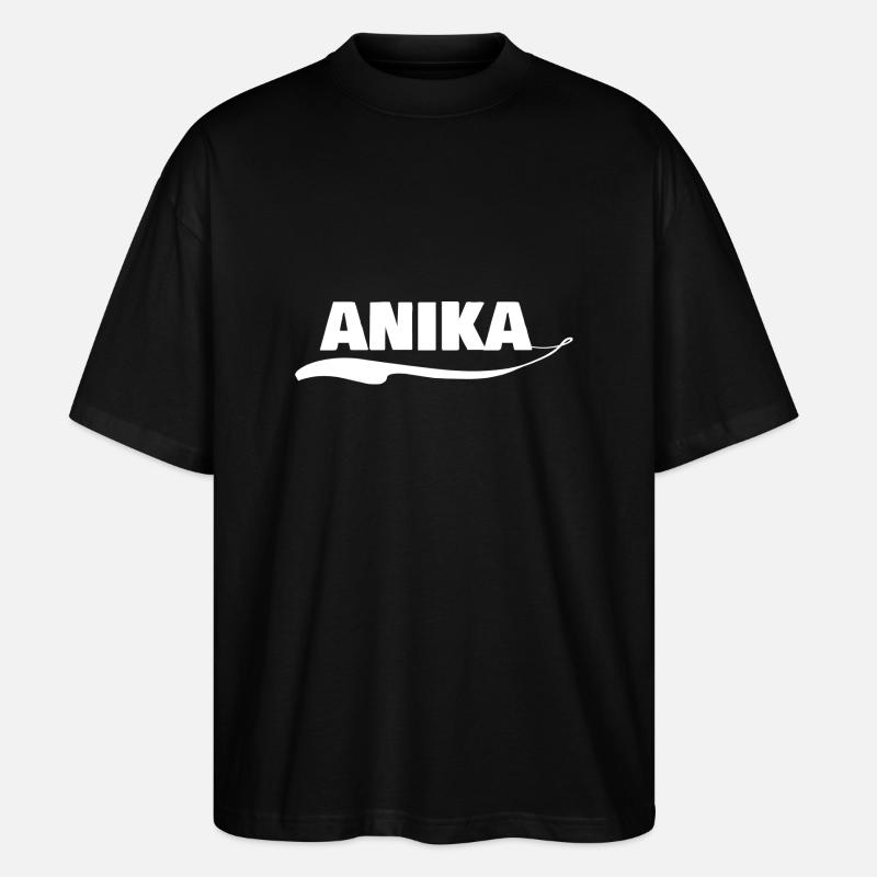 anika - Stanley/Stella Oversized Unisex Bio T-Shirt Blaster 2.0 - Schwarz