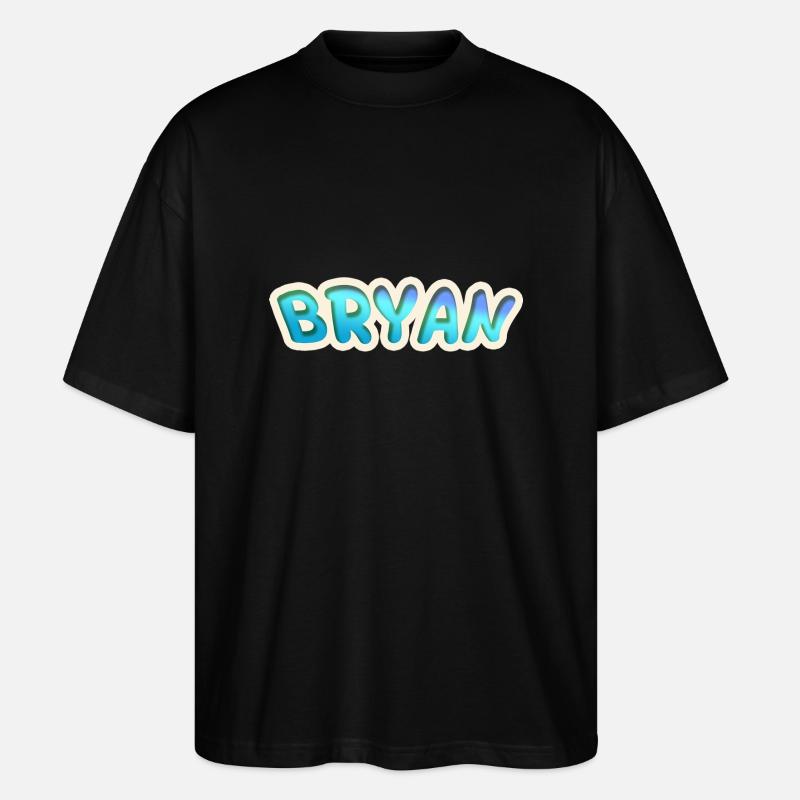 Bryan - Stanley/Stella Oversized Unisex Bio T-Shirt Blaster 2.0 - Schwarz