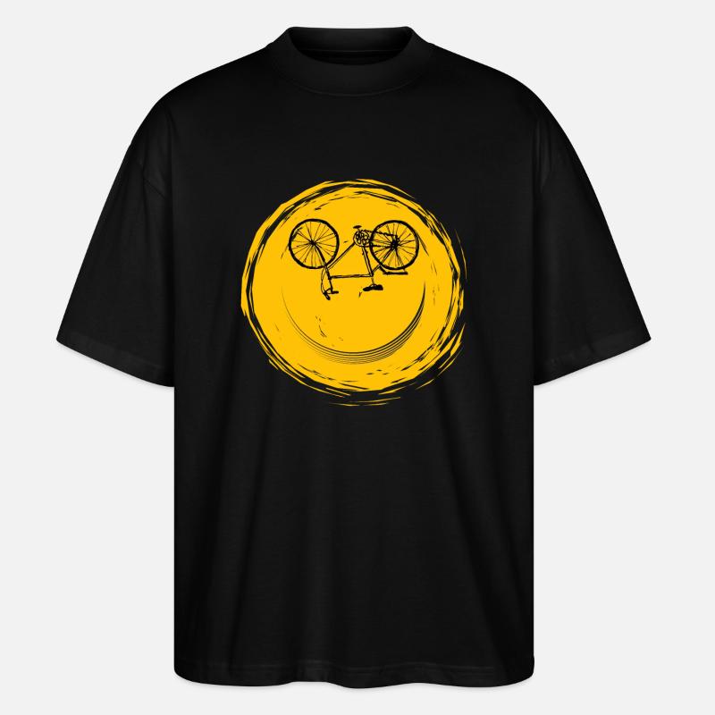 Face de vélo - T-shirt bio Blaster 2.0 coupe oversize Stanley/Stella Unisexe - noir