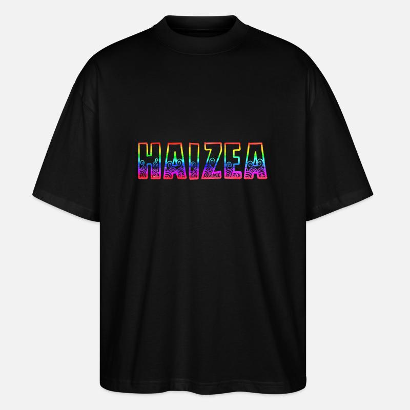haizea rs regenbogen - Stanley/Stella Oversized Unisex Bio T-Shirt Blaster 2.0 - Schwarz