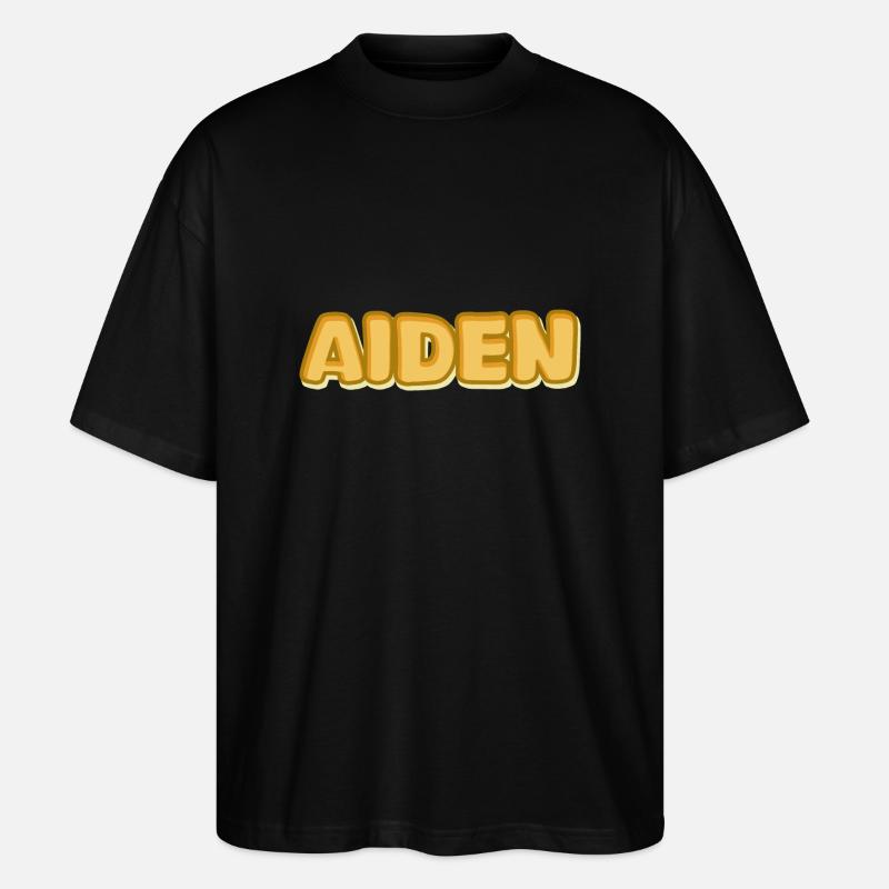 Gift for Aiden - Stanley/Stella Oversized Unisex Organic T-shirt Blaster 2.0 - black