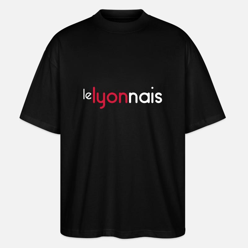 Lyonnais - anpassbar - Stanley/Stella Oversized Unisex Bio T-Shirt Blaster 2.0 - Schwarz