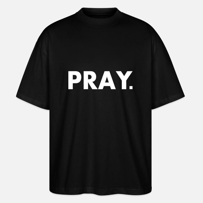 Pray - T-shirt bio Blaster 2.0 coupe oversize Stanley/Stella Unisexe - noir