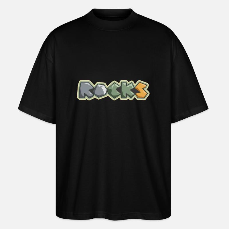 FELSEN - Stanley/Stella Oversized Unisex Bio T-Shirt Blaster 2.0 - Schwarz