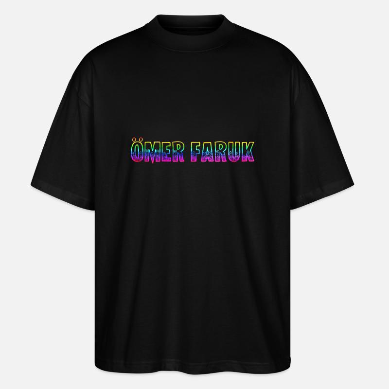 Ömer Faruk RS Rainbow - T-shirt bio Blaster 2.0 coupe oversize Stanley/Stella Unisexe - noir