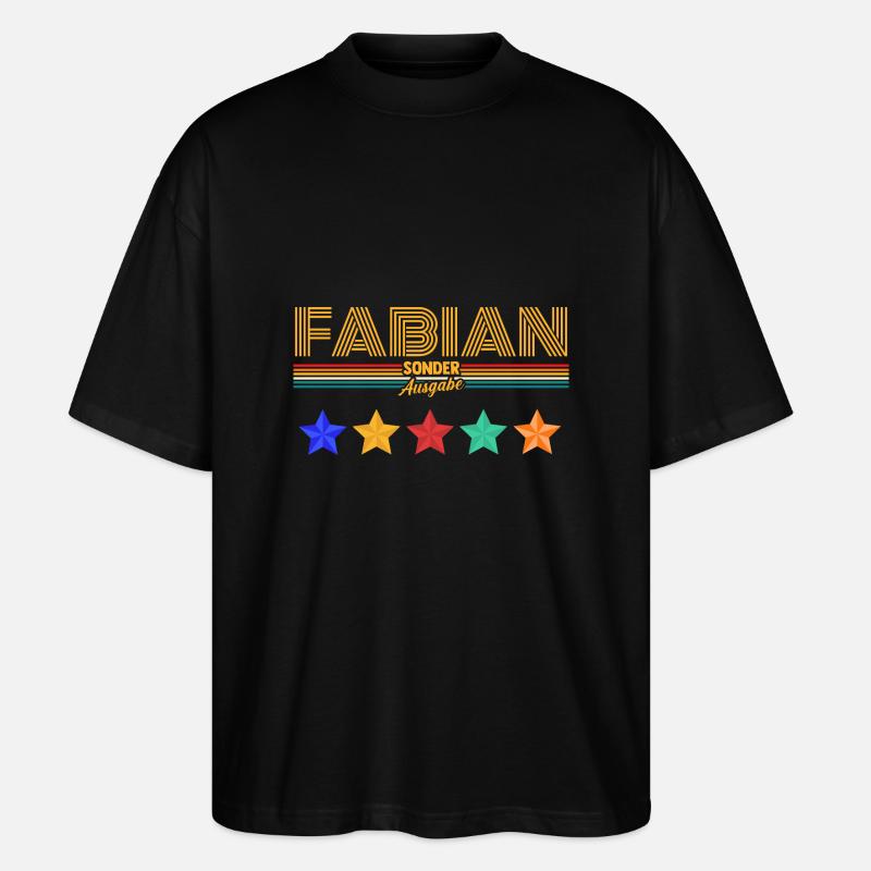 Fabien - T-shirt bio Blaster 2.0 coupe oversize Stanley/Stella Unisexe - noir