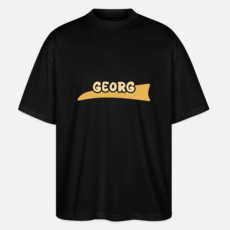 Georg - Stanley/Stella Oversized Unisex Bio T-Shirt Blaster 2.0 - Schwarz