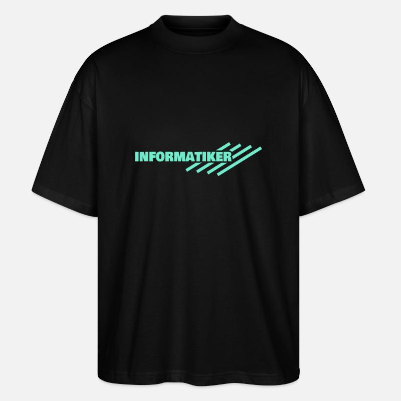 Informaticien - T-shirt bio Blaster 2.0 coupe oversize Stanley/Stella Unisexe - noir