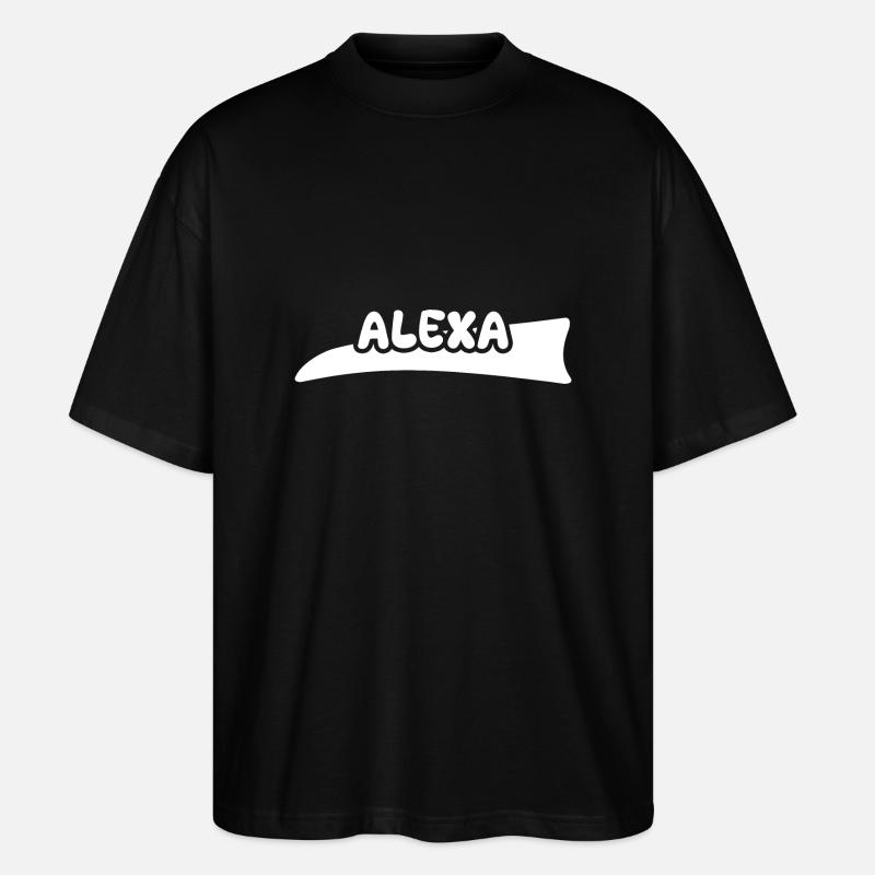 Geschenk für Alexa - Stanley/Stella Oversized Unisex Bio T-Shirt Blaster 2.0 - Schwarz