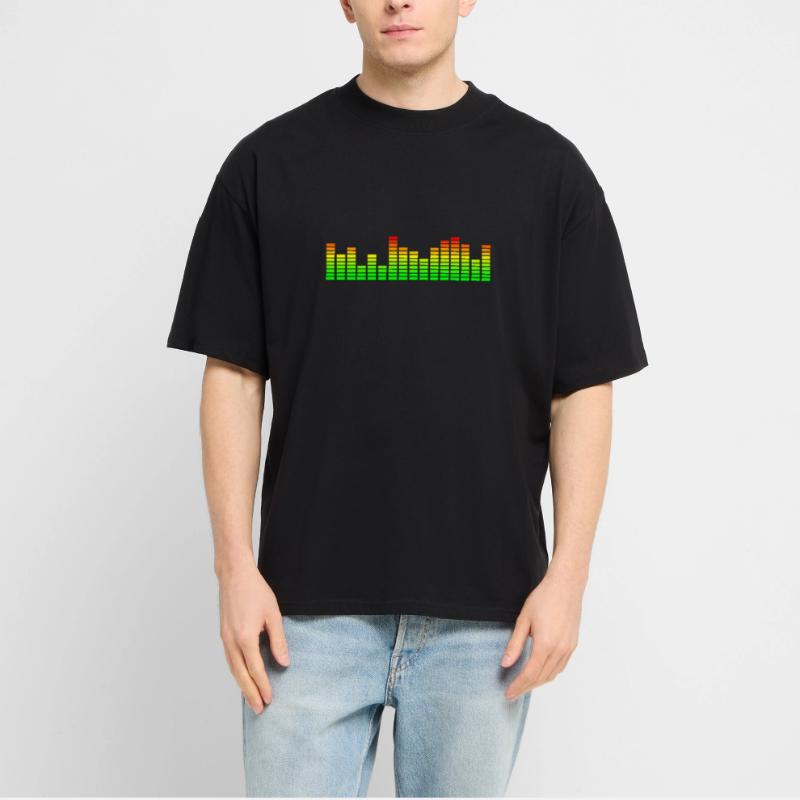 Music equalizer & visualizer Stanley/Stella Oversized Unisex Organic T-shirt Blaster 2.0