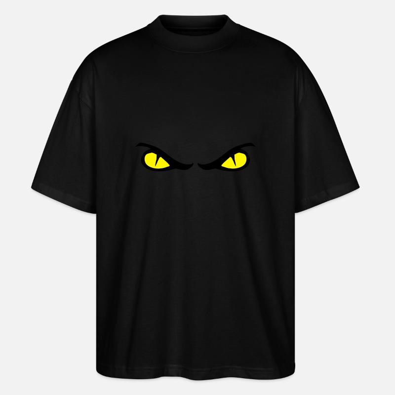 Augen - Stanley/Stella Oversized Unisex Bio T-Shirt Blaster 2.0 - Schwarz