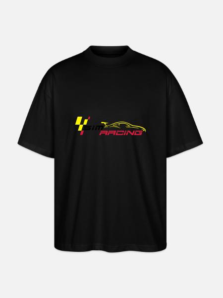 SIMRACING - eRacing - T-shirt bio Blaster 2.0 coupe oversize Stanley/Stella Unisexe - noir