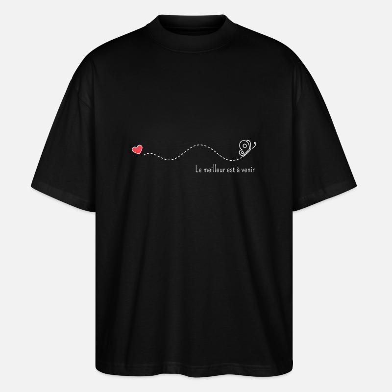 Le meilleur est à venir - T-shirt bio Blaster 2.0 coupe oversize Stanley/Stella Unisexe - noir