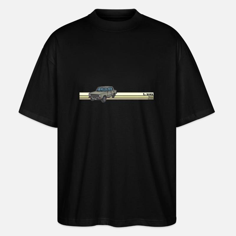 lada - Stanley/Stella Oversized Unisex Bio T-Shirt Blaster 2.0 - Schwarz