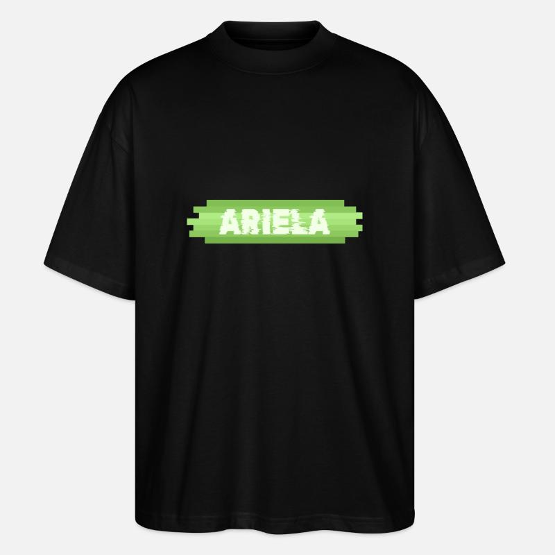 Ariela als Geschenkidee - Stanley/Stella Oversized Unisex Bio T-Shirt Blaster 2.0 - Schwarz