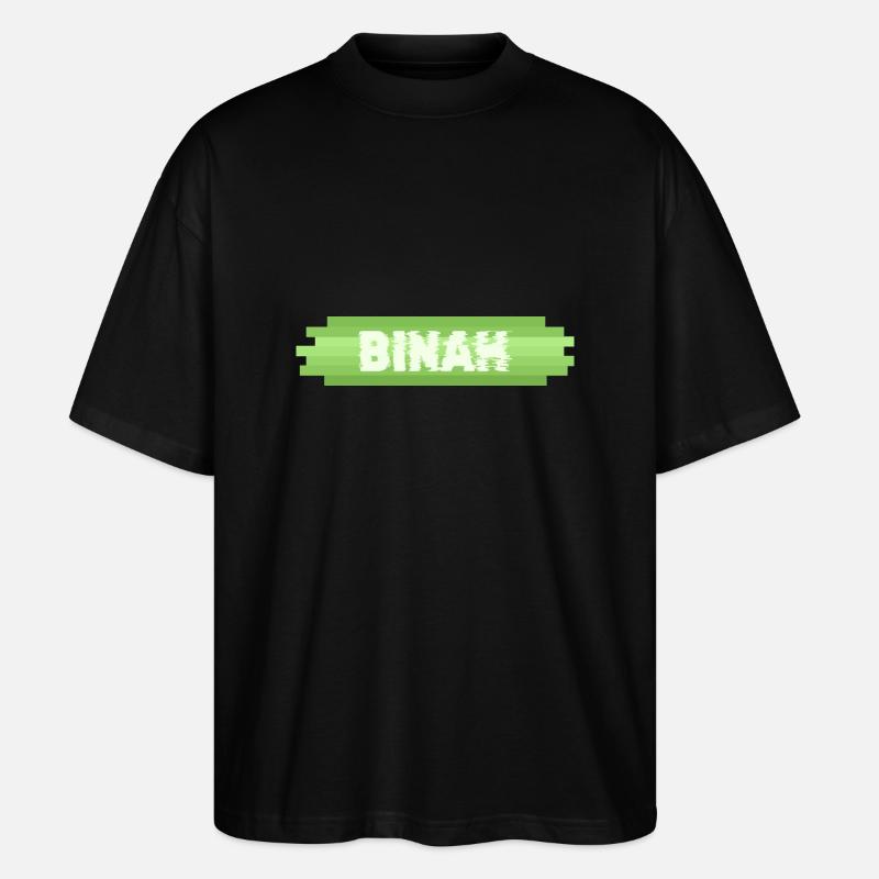 Gift idea Binah - Stanley/Stella Oversized Unisex Organic T-shirt Blaster 2.0 - black
