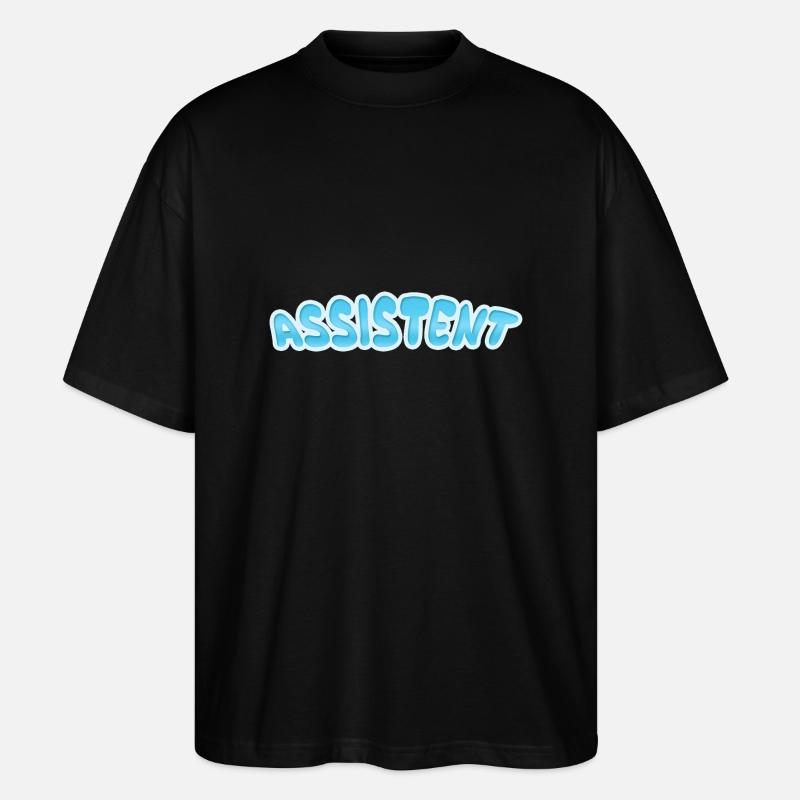 Gift for Assistant - Stanley/Stella Oversized Unisex Organic T-shirt Blaster 2.0 - black
