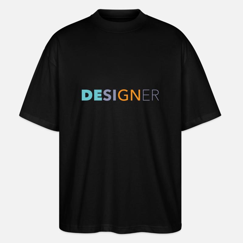 Concepteur - T-shirt bio Blaster 2.0 coupe oversize Stanley/Stella Unisexe - noir