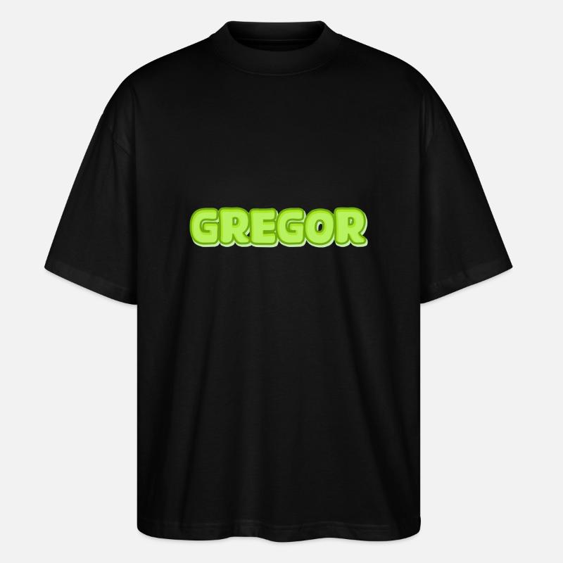 Gregor Gregor - Stanley/Stella Oversized Unisex Bio T-Shirt Blaster 2.0 - Schwarz