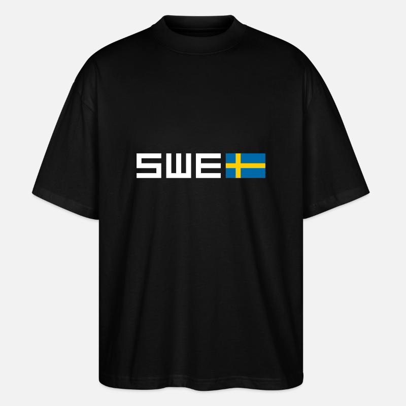 Suède - T-shirt bio Blaster 2.0 coupe oversize Stanley/Stella Unisexe - noir
