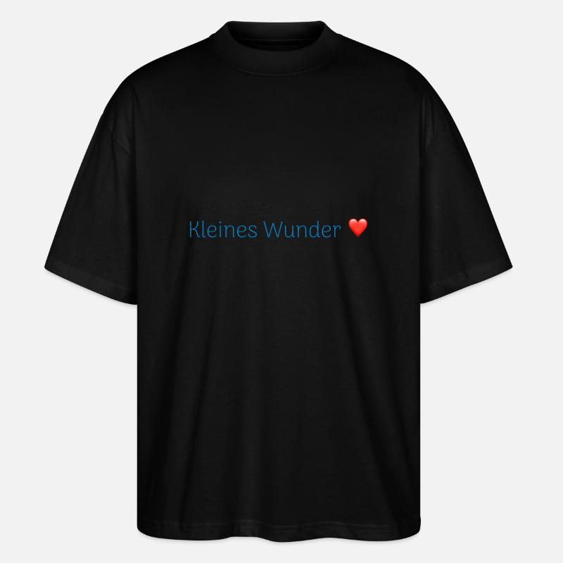 Grossesse - Dictons pour bébés - T-shirt bio Blaster 2.0 coupe oversize Stanley/Stella Unisexe - noir