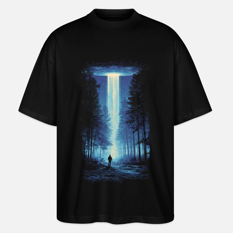 UAP Encounter - Stanley/Stella Oversized Unisex Bio T-Shirt Blaster 2.0 - Schwarz