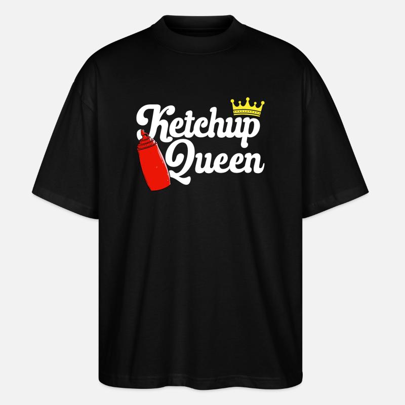 Ketchup Ketchup à la tomate - T-shirt bio Blaster 2.0 coupe oversize Stanley/Stella Unisexe - noir