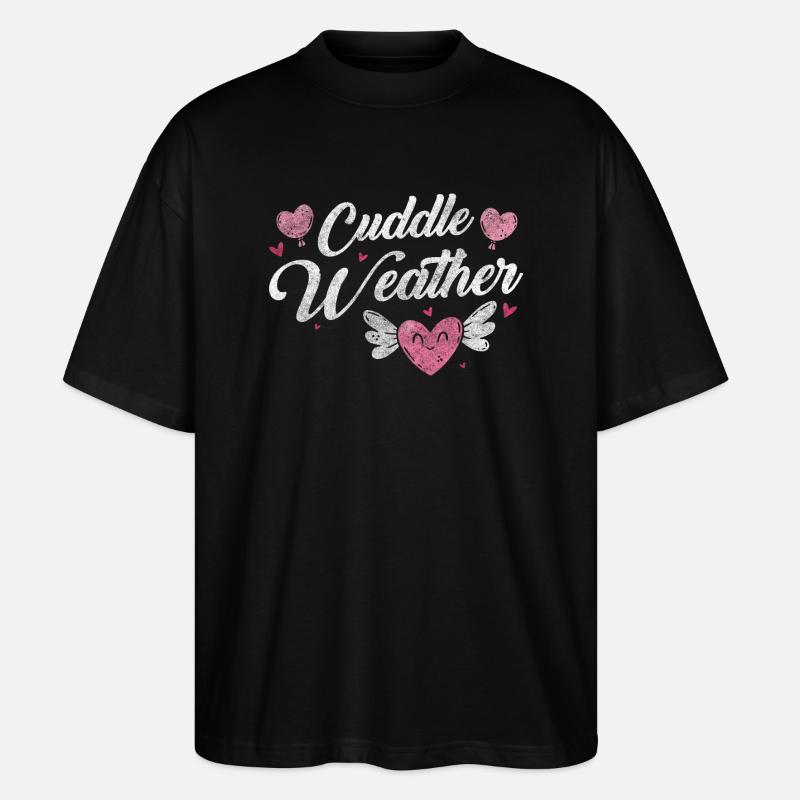 Relationship Partner Cuddly Tenderness - Stanley/Stella Oversized Unisex Organic T-shirt Blaster 2.0 - black