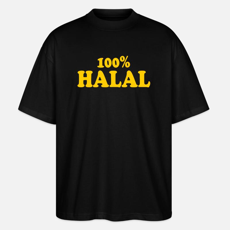Halal - Stanley/Stella Oversized Unisex Bio T-Shirt Blaster 2.0 - Schwarz
