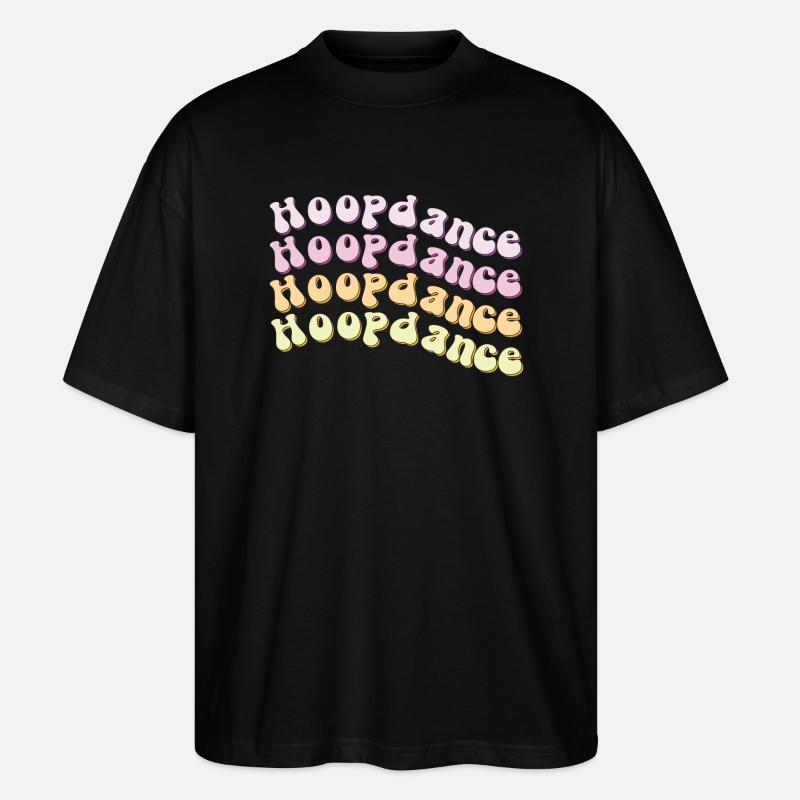 Hoopdance - Stanley/Stella Oversized Unisex Bio T-Shirt Blaster 2.0 - Schwarz