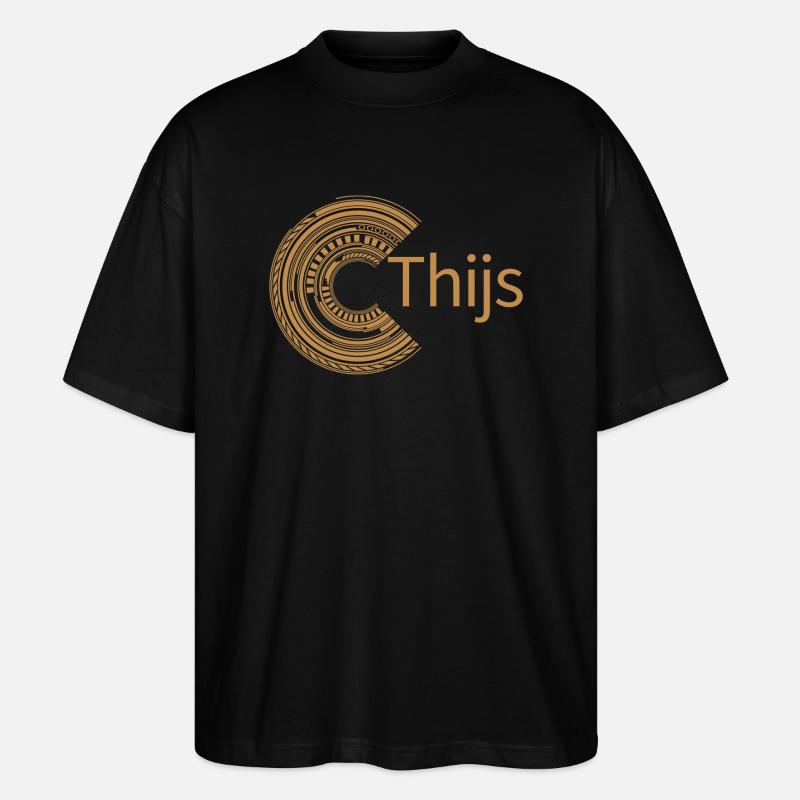 Für Thijs - Stanley/Stella Oversized Unisex Bio T-Shirt Blaster 2.0 - Schwarz