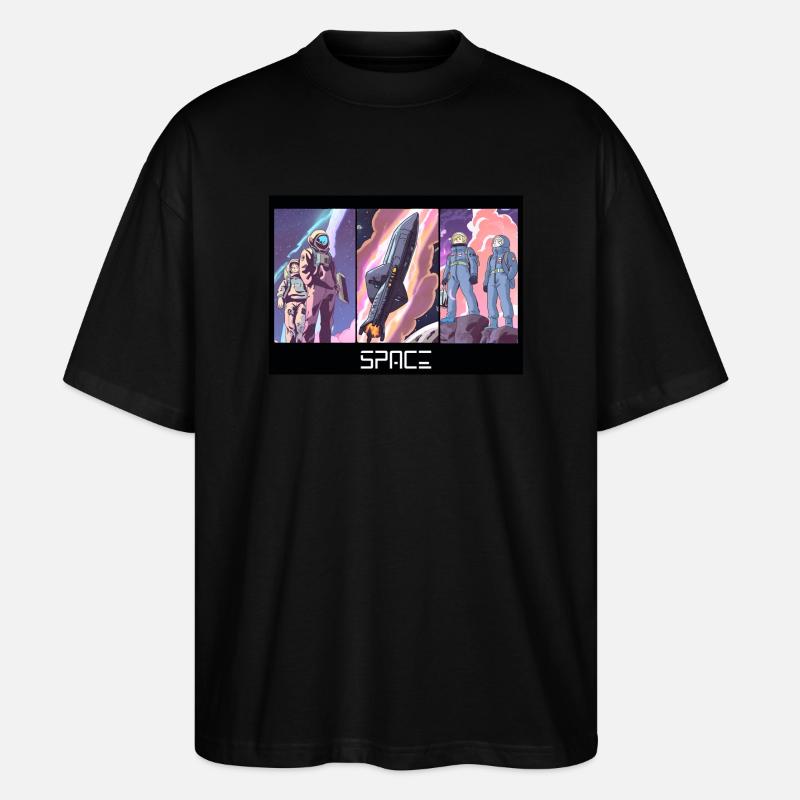RAUM - Stanley/Stella Oversized Unisex Bio T-Shirt Blaster 2.0 - Schwarz