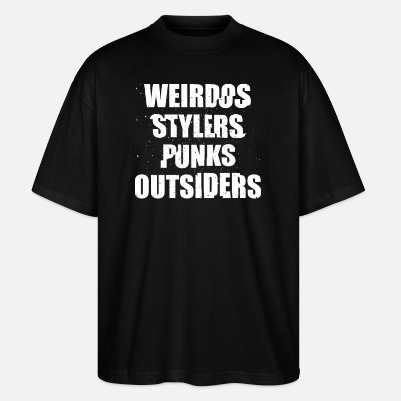Weird Weirdo Weirdos Graphique - T-shirt bio Blaster 2.0 coupe oversize Stanley/Stella Unisexe - noir